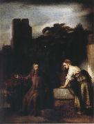Christ and the Woman of Samaria Rembrandt